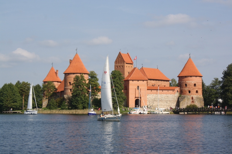 Trakai Island Castle, Lake Galvė, Lithuania