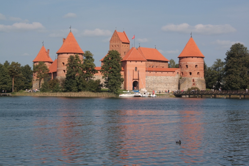 Trakai Island Castle, Lake Galvė, Lithuania