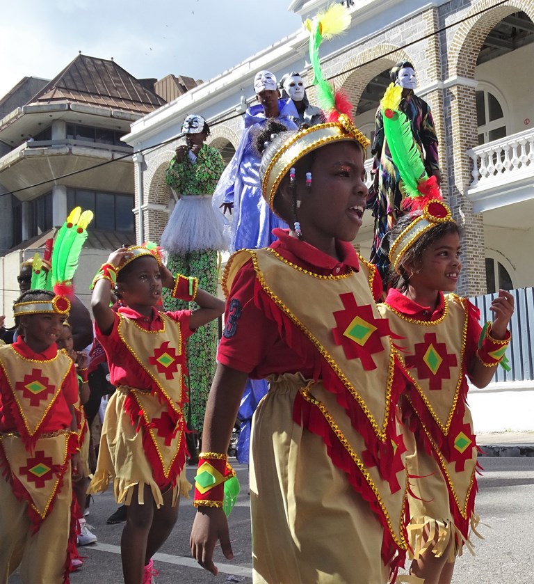 Children's Parade, Carnival, Trinidad and Tobago, 2018