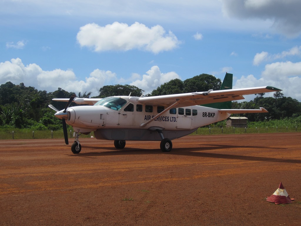 Flight to Iwokrama River Lodge