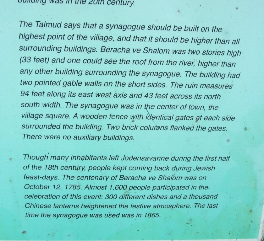 Synagogue Beracha v' Shalom, Jodensavanne, Suriname