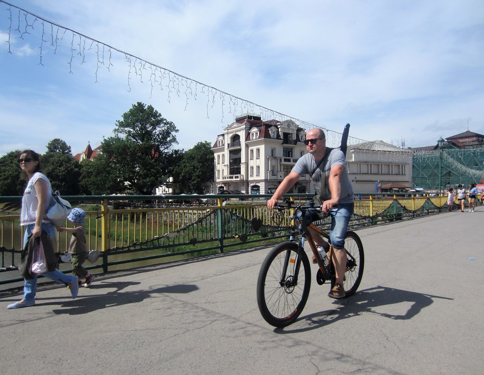 Pedestrian Bridge, Uzhhorod, Ukraine