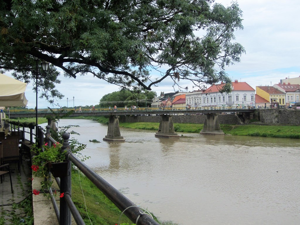 Uzh (Snake) River, Uzhhorod, Ukraine