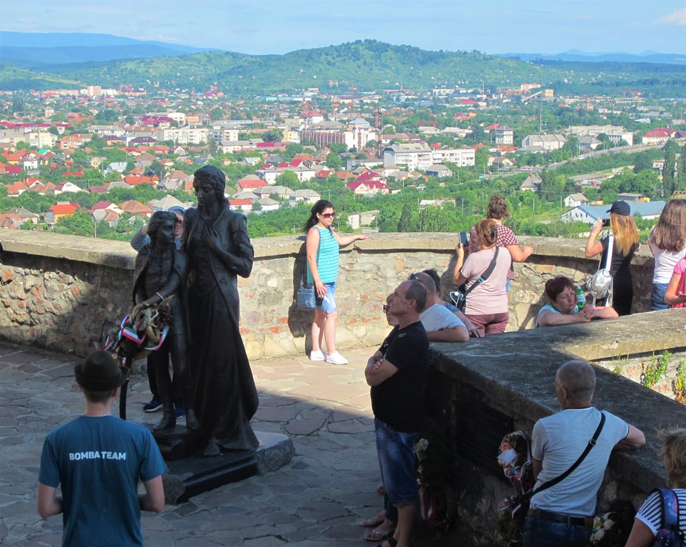 Ilona Zrinyi' and her son, Palanok Castle, Mukacheve, Ukraine