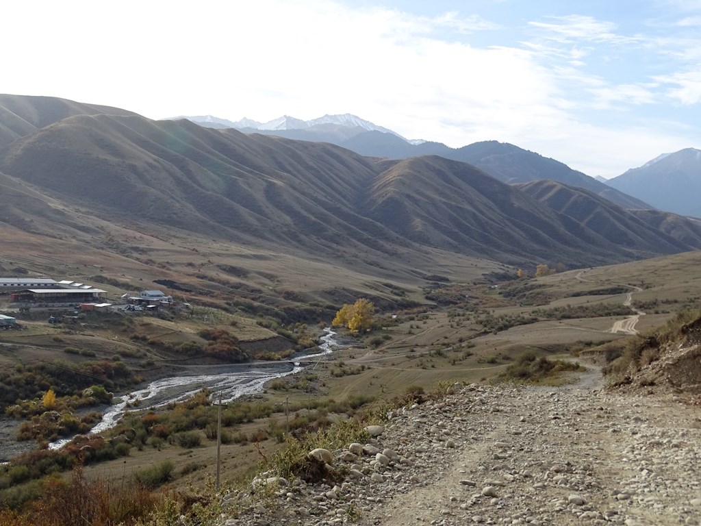 "Road" to Kaiyndy Lake, Kazakhstan