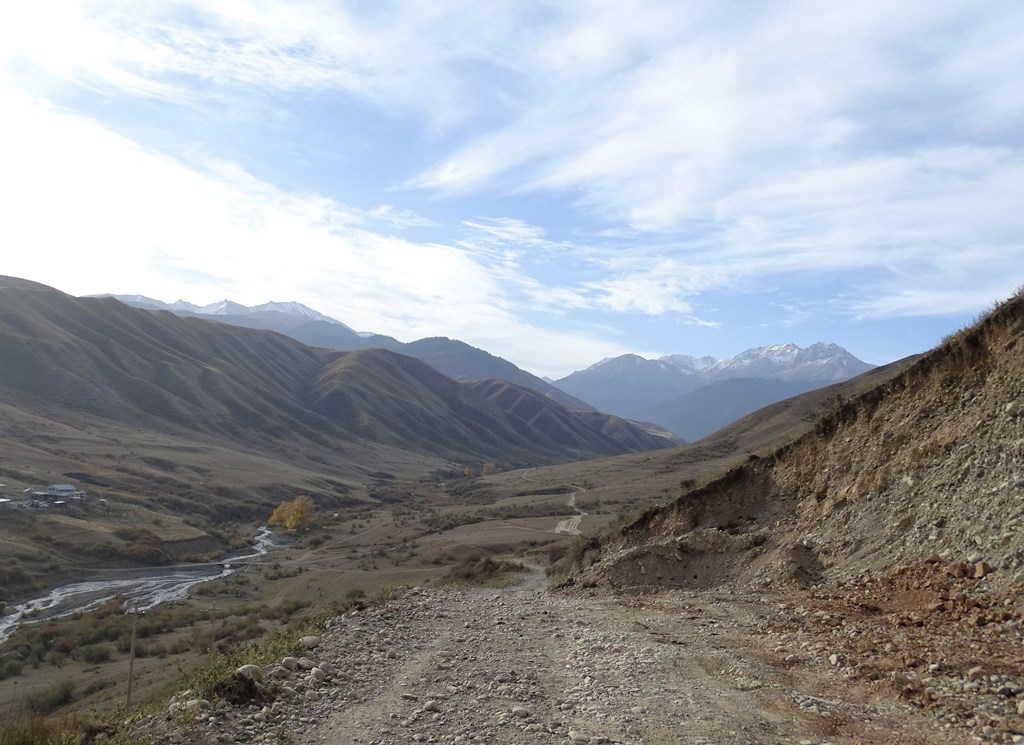 "Road" to Kaiyndy Lake, Kazakhstan