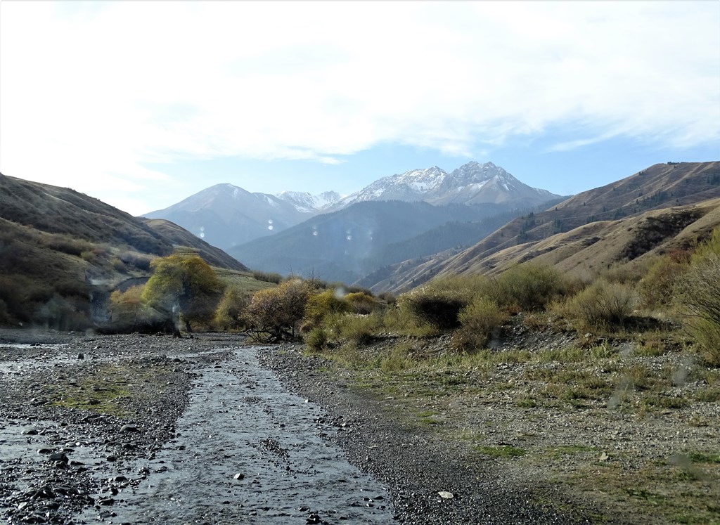 "Road" to Kaiyndy Lake, Kazakhstan