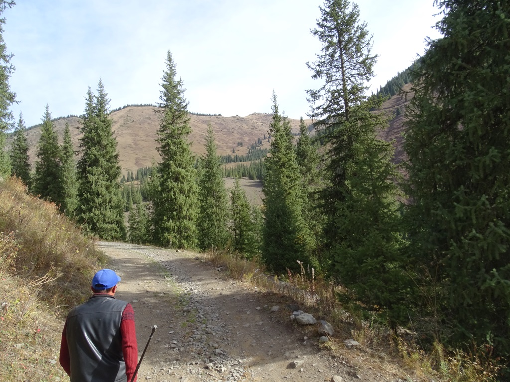 Ride to Kaiyndy Lake, Kazakhstan