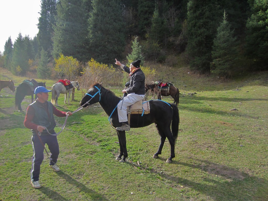 Ride to Kaiyndy Lake, Kazakhstan