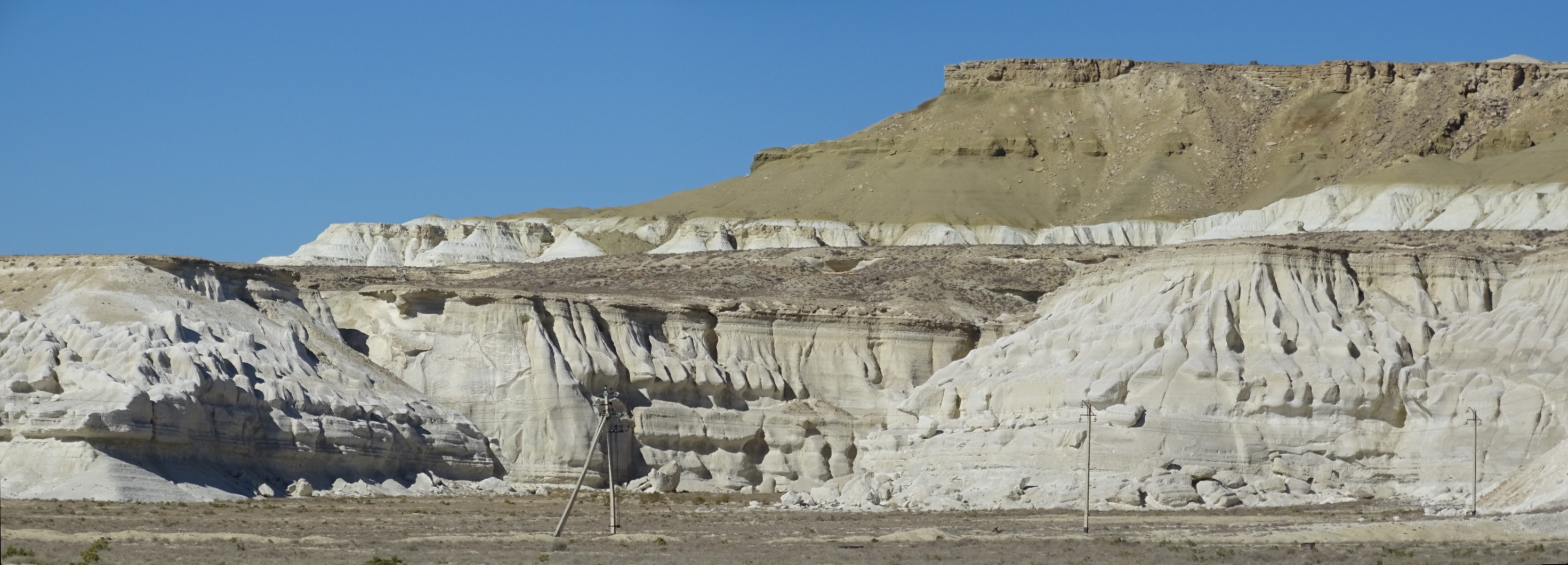 Tuzbair Chalk Cliffs, Mangystau, Kazakhstan