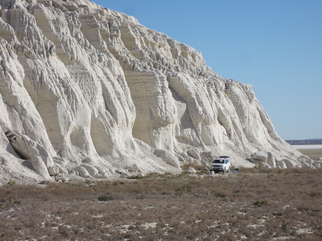 Tuzbair Chalk Cliffs, Mangystau, Kazakhstan