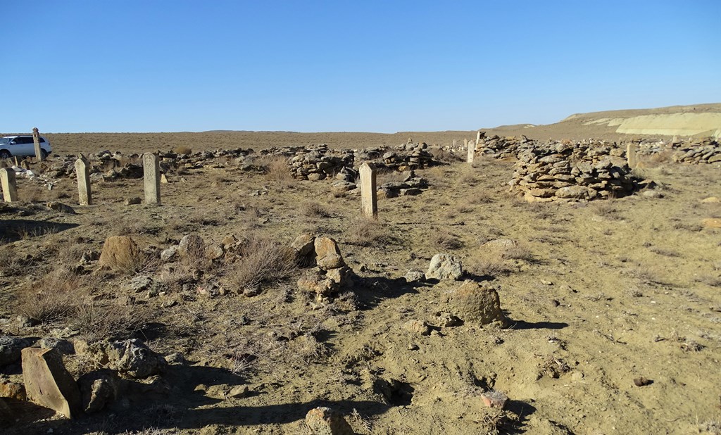 Cemetery, Lion's Castle, Mangystau, Kazakhstan