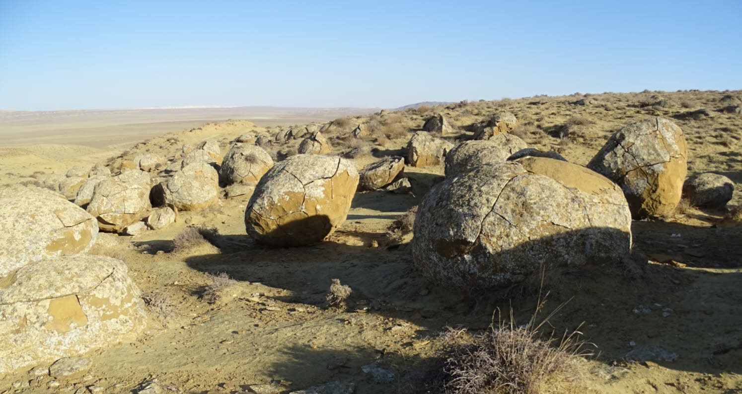 Stone Balls,Torysh Valley, Mangystau, Kazakhstan