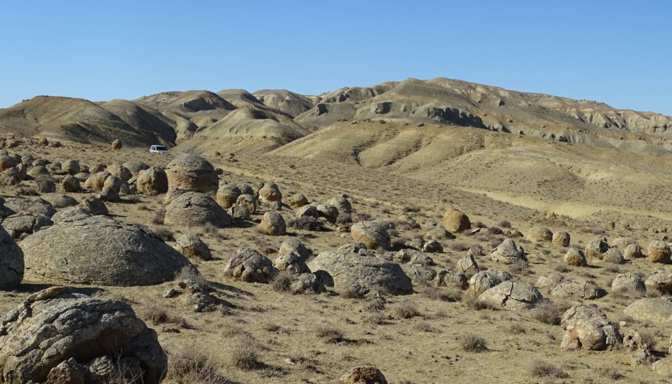 Stone Balls,Torysh Valley, Mangystau, Kazakhstan