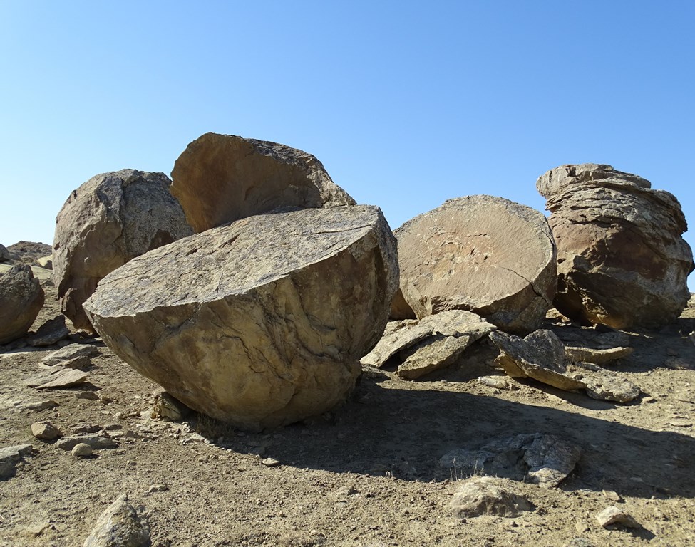 Stone Balls,Torysh Valley, Mangystau, Kazakhstan