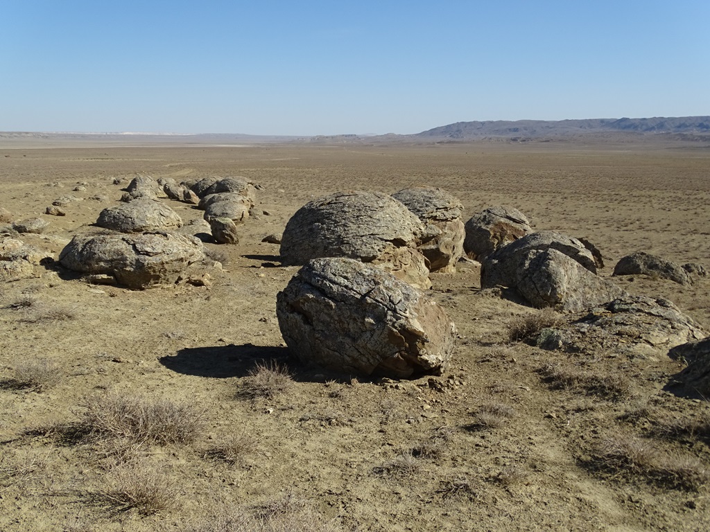 Stone Balls,Torysh Valley, Mangystau, Kazakhstan