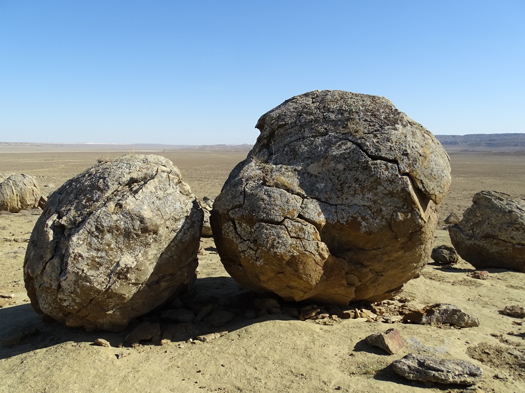 Stone Balls,Torysh Valley, Mangystau, Kazakhstan