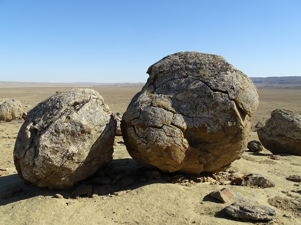 Stone Balls,Torysh Valley, Mangystau, Kazakhstan