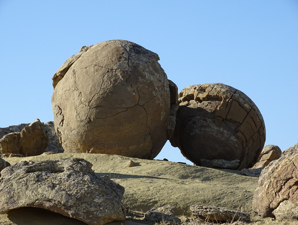 A Kiss? Stone Balls,Torysh Valley, Mangystau, Kazakhstan