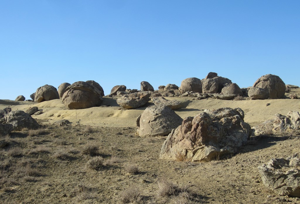 Stone Balls,Torysh Valley, Mangystau, Kazakhstan