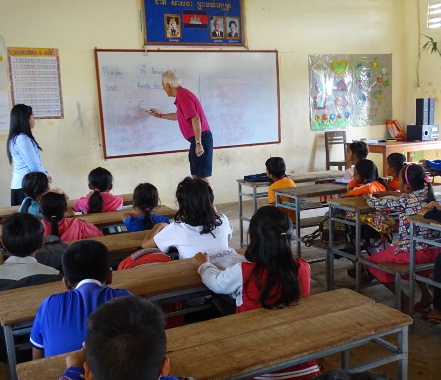 Phnom Vor Village School, Kep Province, Cambodia