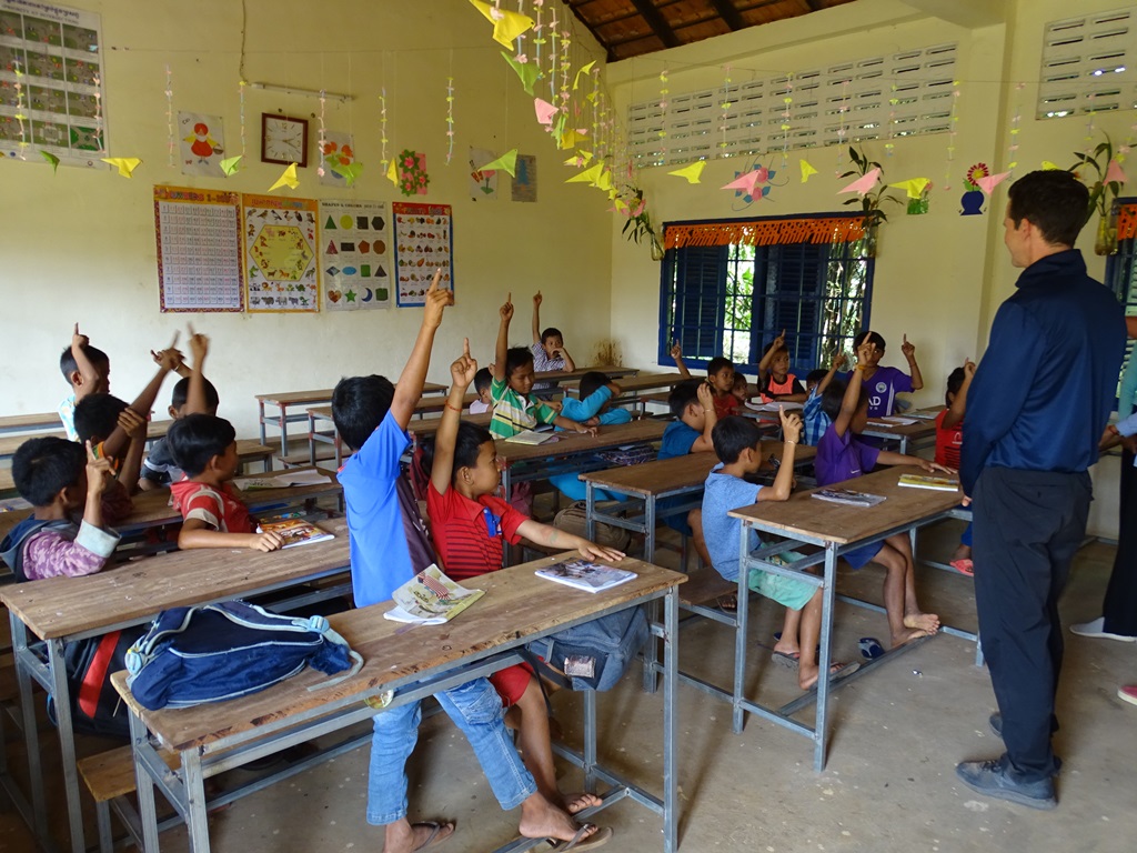 Phnom Vor Village School, Kep Province, Cambodia