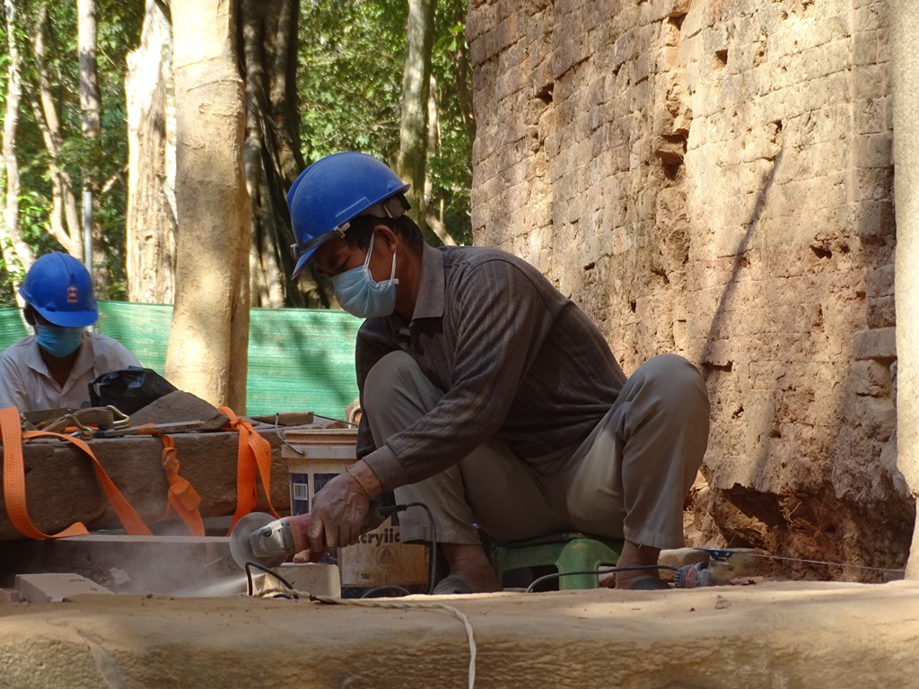 Restoration, Sambor Prei Kuk, Cambodia