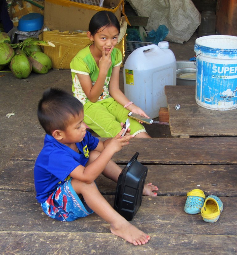 Screens, Market, Kampong Thom, Cambodia