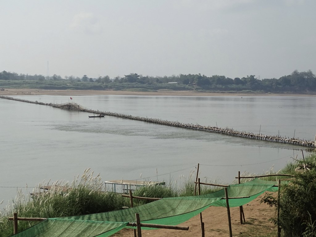 Bamboo Bridge, Kampong Cham, Cambodia