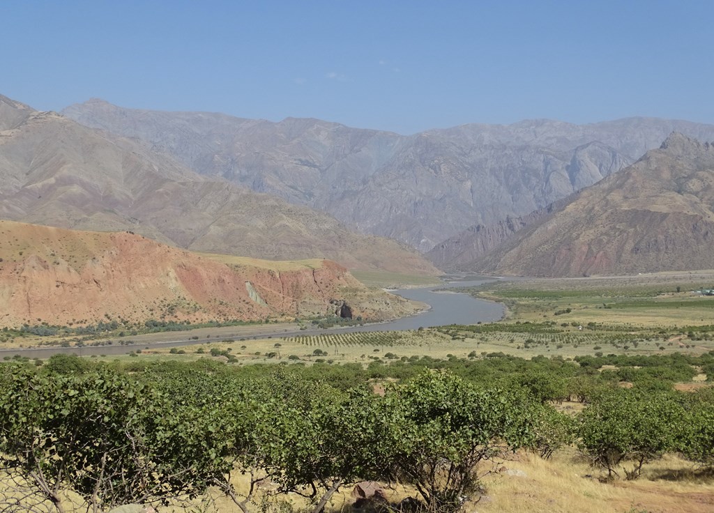 The Panj River, Tajikistan