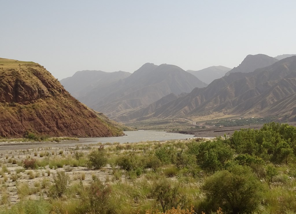 The Panj River, Tajikistan