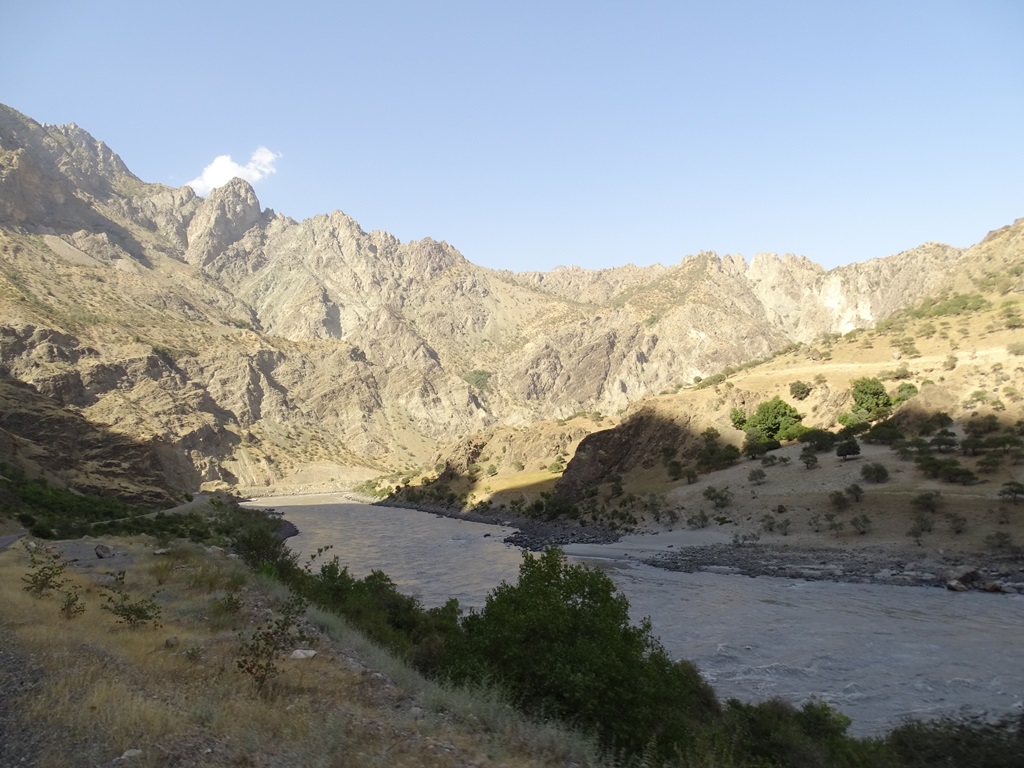 The Panj River, Tajikistan