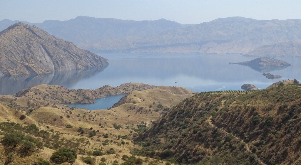 Nurek Reservoir, Tajikistan