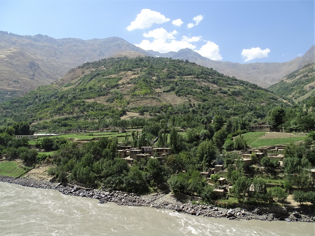 Afghan Village, Panj River, Rushan Valley, Tajikistan