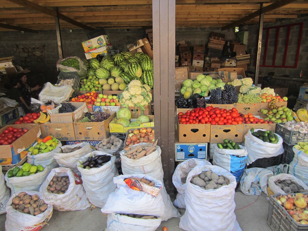 Market, Chorug, Tajikistan