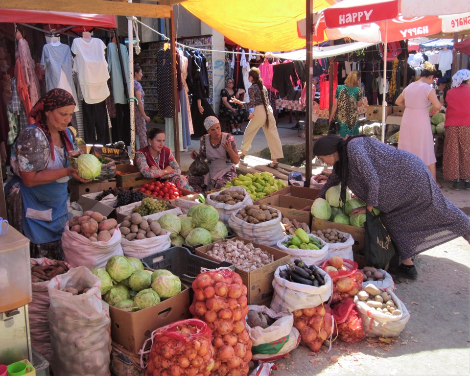 Market, Chorug, Tajikistan