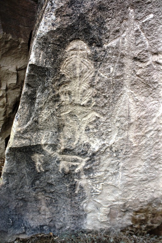 Petroglyphs, Qobustan, Azerbaijan