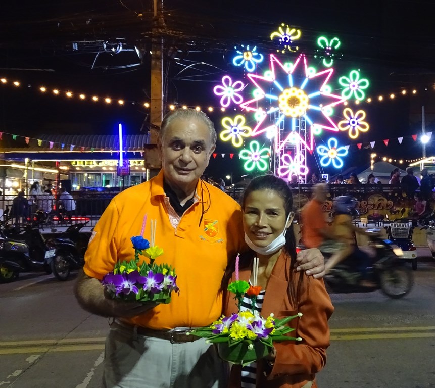 Loi Krathong, Jomtien Beach, Thailand, October 31, 2020