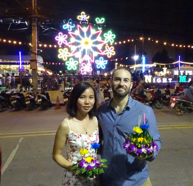 Loi Krathong, Jomtien Beach, Thailand, October 31, 2020