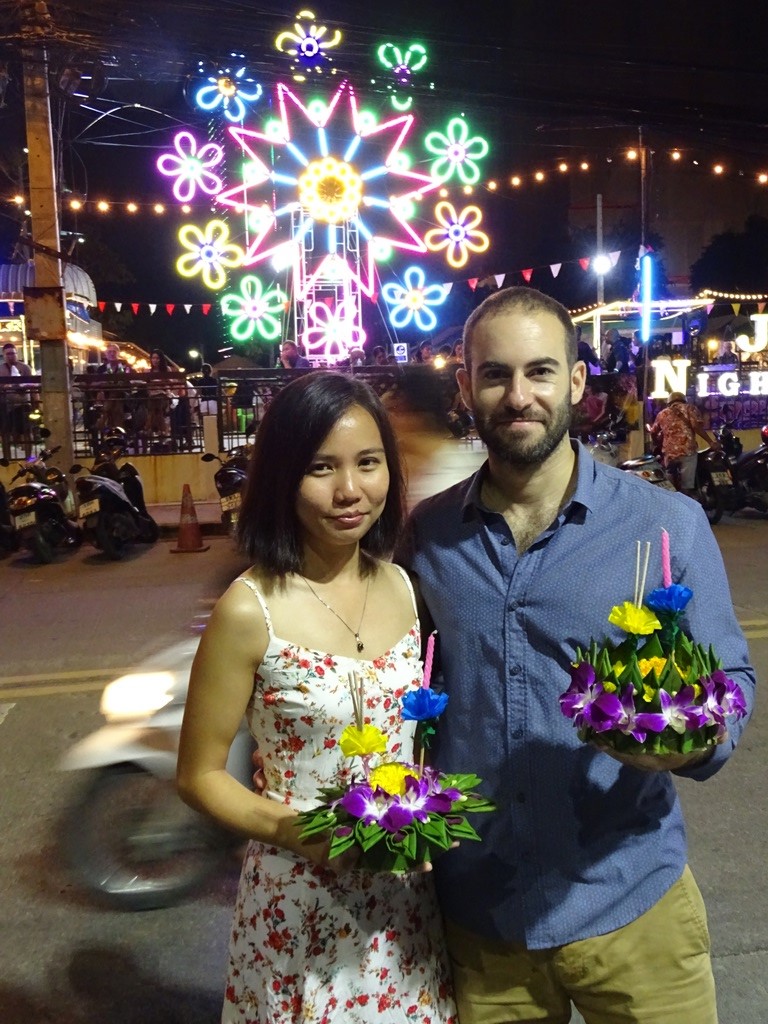 Loi Krathong, Jomtien Beach, Thailand, October 31, 2020