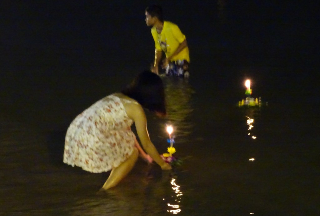 Loi Krathong, Jomtien Beach, Thailand, October 31, 2020