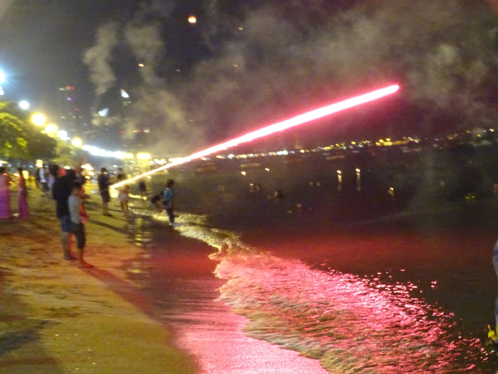 Loi Krathong, Jomtien Beach, Thailand, October 31, 2020