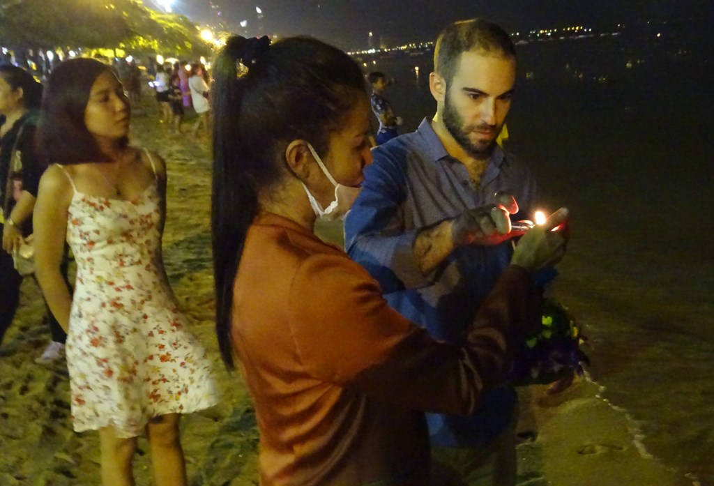 Loi Krathong, Jomtien Beach, Thailand, October 31, 2020