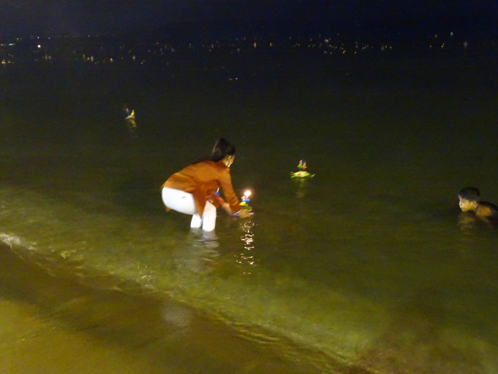 Loi Krathong, Jomtien Beach, Thailand, October 31, 2020