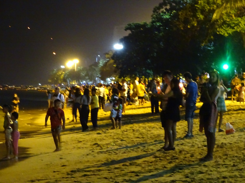 Loi Krathong, Jomtien Beach, Thailand, October 31, 2020