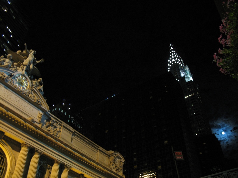 Grand Central Terminal and the Chrysler Building, New York City