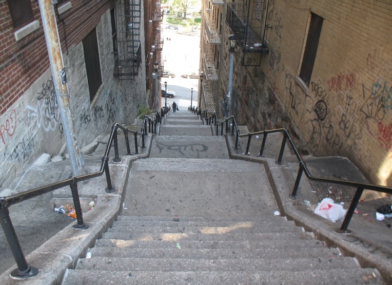 "The Steps" Highbridge, The Bronx, New York ("Joker" Exterior)