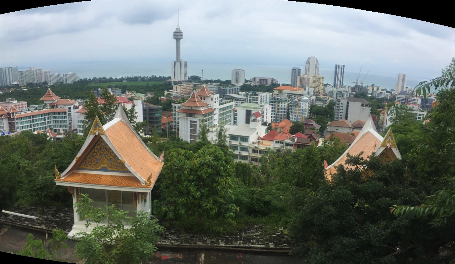 View of Pattaya from Wat Phra Yai