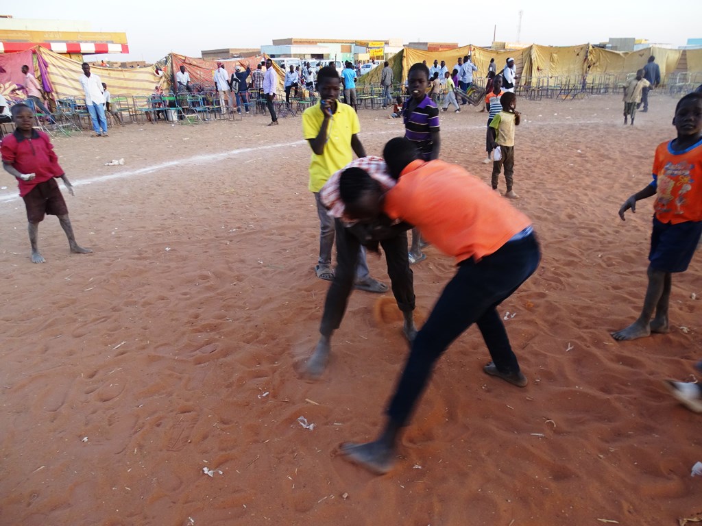 Nubian Wrestling, Omdurman, Sudan