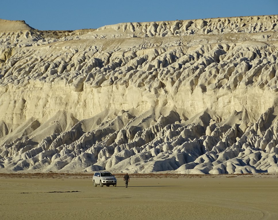 Tuzbair Chalk Cliffs, Mangystau, Kazakhstan 